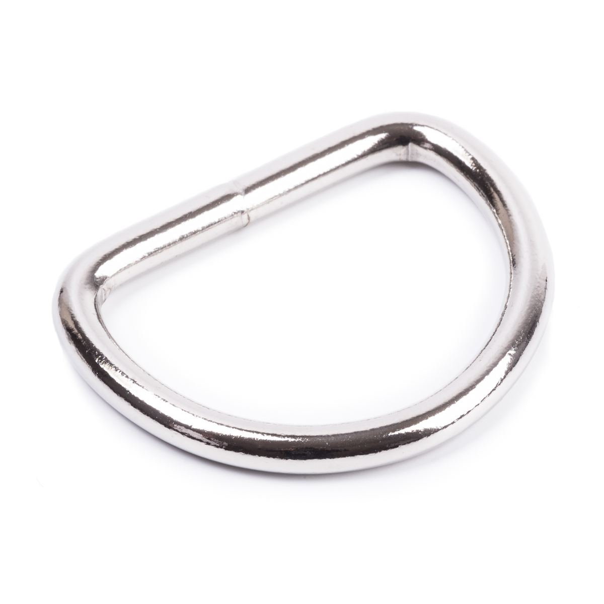 D-Ringe 40mm x30x4,0mm Stahl Gold vermessingt Halbrund Ring D Ringe D-Ring 10St 