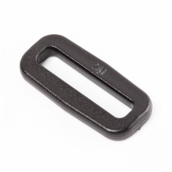 Stabiler Kunststoff-Ovalring / Rechteckring "OS" aus Nylon für 30mm Gurtband