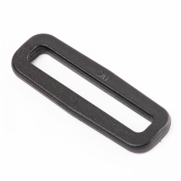 Stabiler Kunststoff-Ovalring / Rechteckring "OS" aus Nylon für 50mm Gurtband
