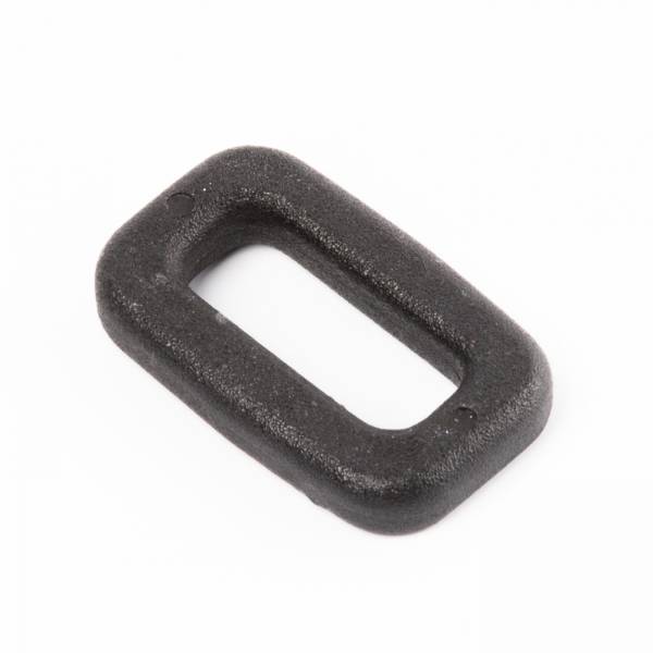 Stabiler Kunststoff-Ovalring / Rechteckring "SQR" aus Nylon für 15mm Gurtband