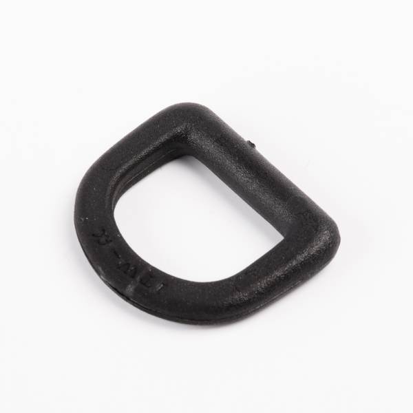 Stabiler D-Ring "Classic DR" aus Nylon, Kunststoff für 20mm Gurtband