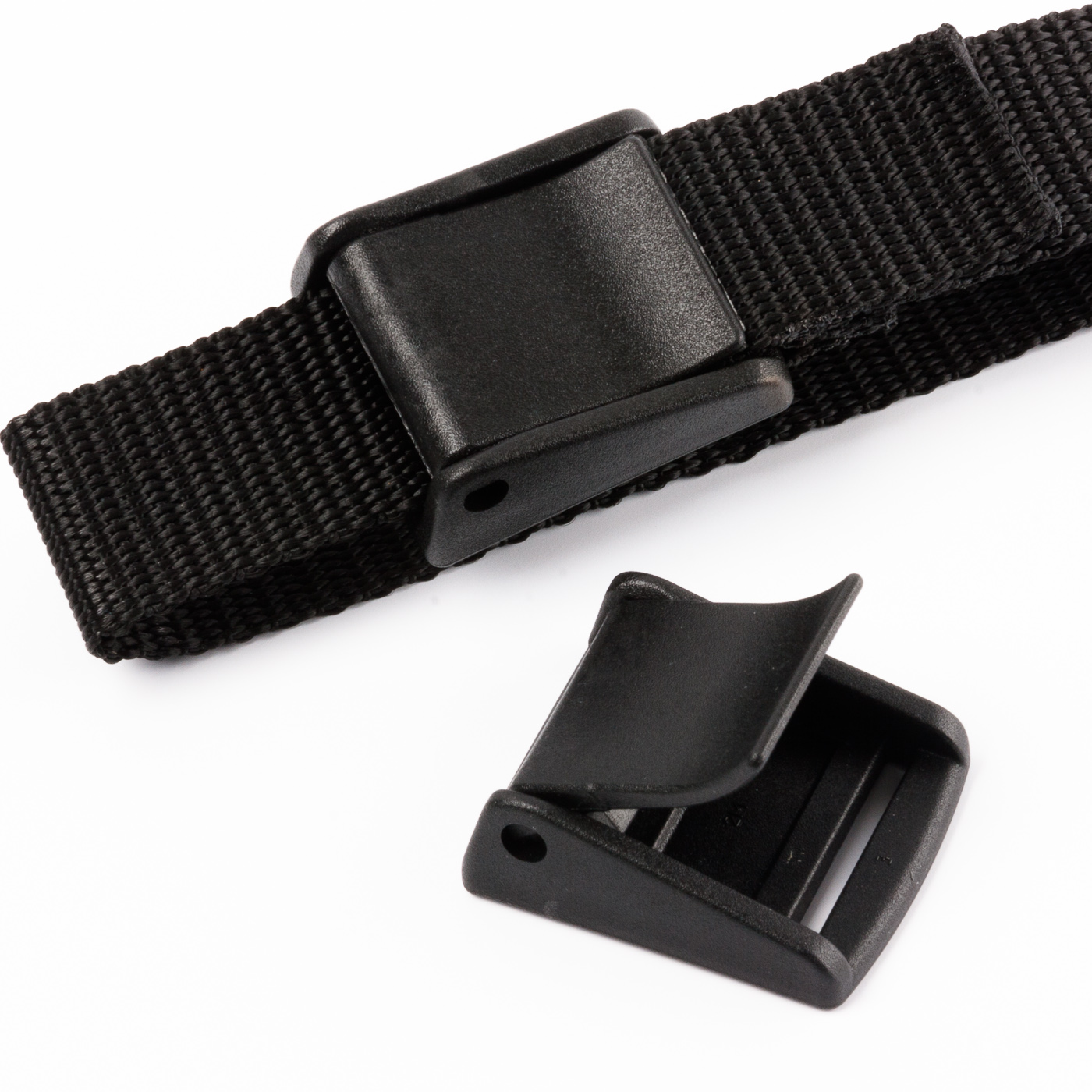 Farbe schwarz 10 Stück Schulterpolster für 25mm breites Gurtband