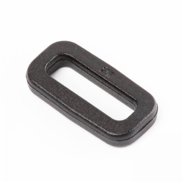 Stabiler Kunststoff-Ovalring / Rechteckring "OS" aus Nylon für 20mm Gurtband
