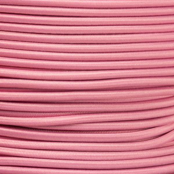 Gummikordel - Hutgummi - Rundgummi, hochwertig, extra-stark in 3mm, rosa